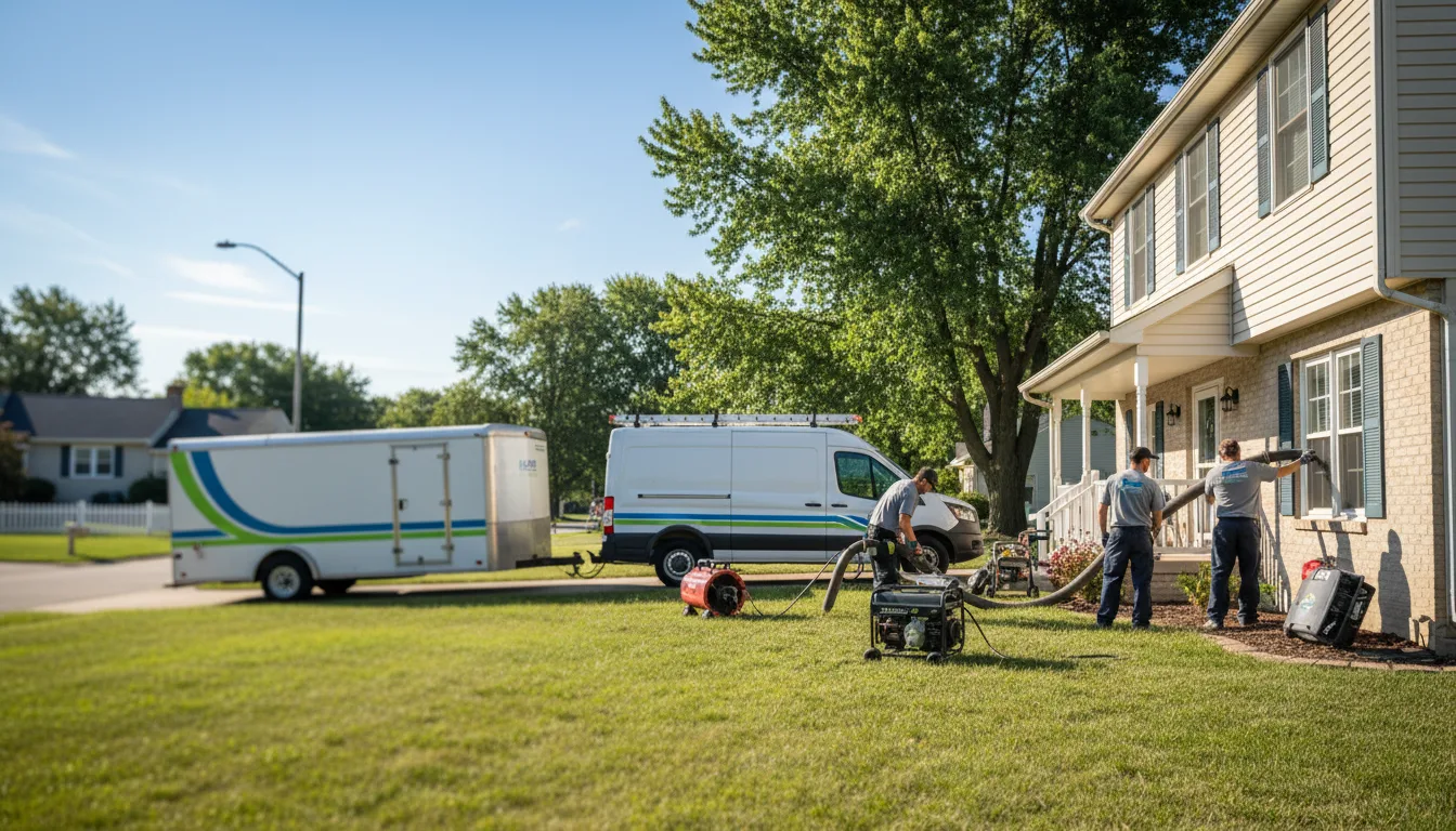 Flooded Basement Restoration And Cleanup With Repair in Curlew, IA near me